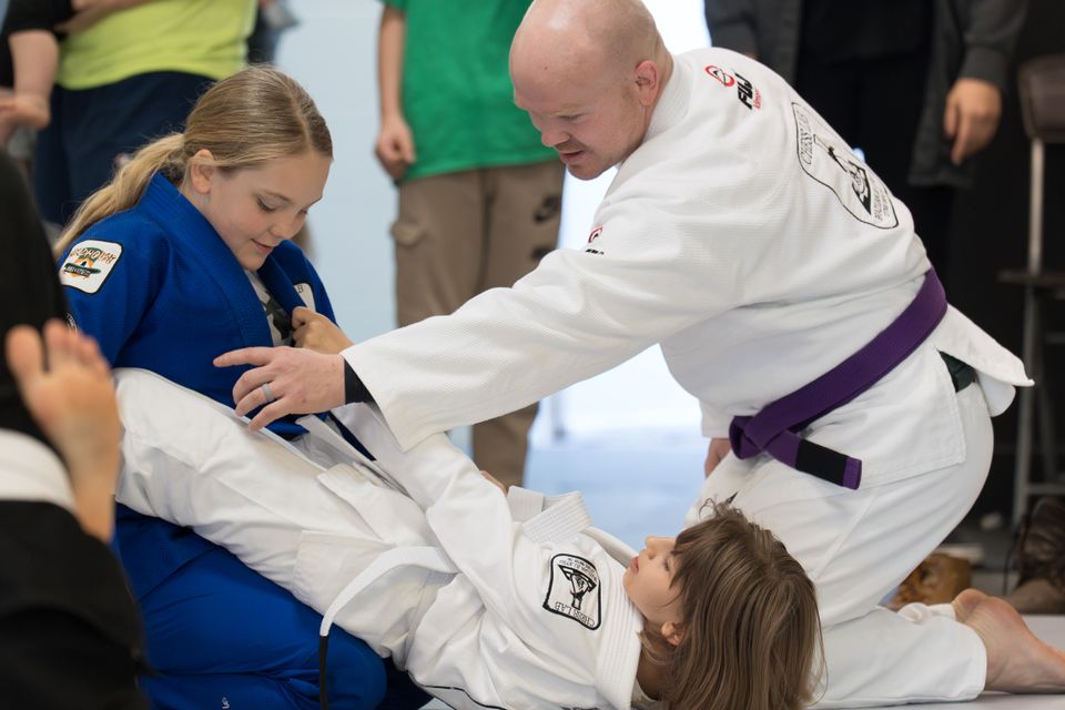 Kids martial arts class at Madhouse MMA